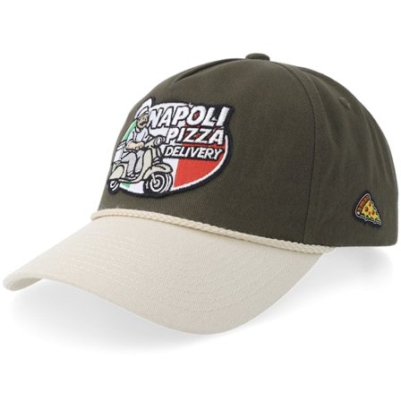 Yapan - Grün adjustable Cap - Napoli Pizza Delivery Rope Golfer Olive/Stone Adjustable @ Hatstore