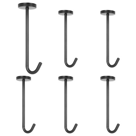 6 Pack Loftskroge Frakkekroge Håndklædebøjler