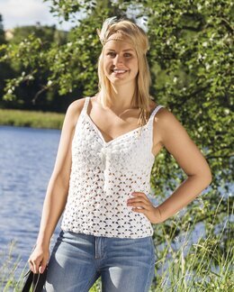 Hekleoppskrift Singlet - Järbo