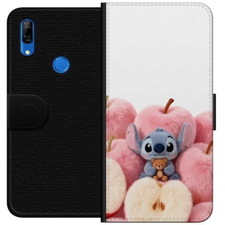 Yhteensopiva Lompakkokotelo Huawei Huawei P Smart Z Värikäs kollaasi futuristisilla tyttöryhmän hahmoilla, sydämillä ja glitterillä nykyaikaise