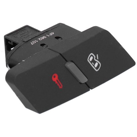 Sentrallås Knapp Bil Venstre Fremre Dørlås Bryter 4F1962107 Kompatibel med A6L 2005-2008