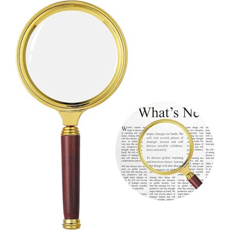 10x Handhållen Läsförstoringsglas för Äldre Läsning Svetsinspektion