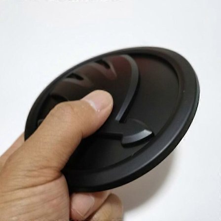 110 mm Hætte Klistermærke Mat Sort Emblem Klistermærke Til SKODA SUPERB ENYAQ KODIAQ FABIA KAMIQ KAROQ SCALA Skoda Bagagerum Klistermærke