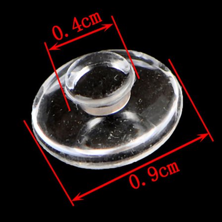 10 par halkskyddande näskuddar i silikon vision care näsdyna för