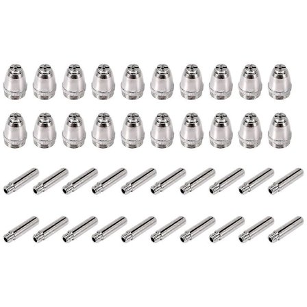 40 kpl AG60 Plasma Leikkauspolttimen Kulutusosat SG55 Plasma Leikkurisarja 60A -60 Plasma Polttimen Kärki Elektrodit