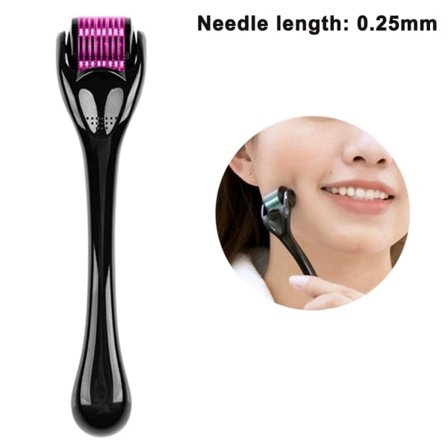 CQBB Roller Microneedling Kit til ansigt, skæg og hårvækst 0.25mm_max