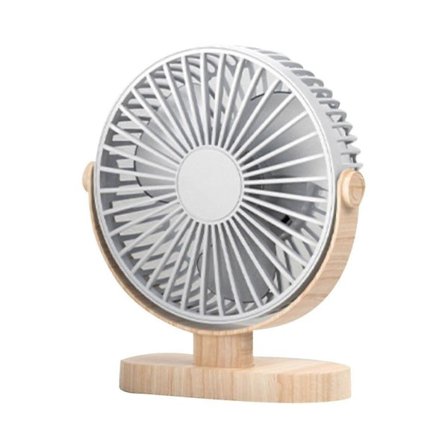 USB-drevet bordventilator, stærk luftstrøm, hviskestille, bærbar (Fww)