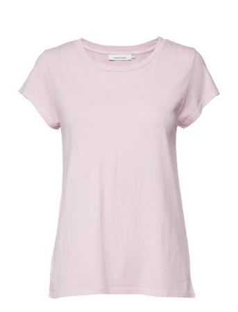 Liss Ss Gd 3174 T-shirt Top Lyserød Samsøe Samsøe
