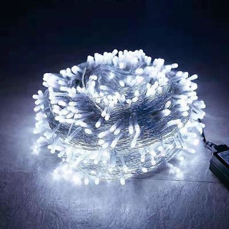 200 LED 20M Ulkovaloketju, kylmä valkoinen (kopio)