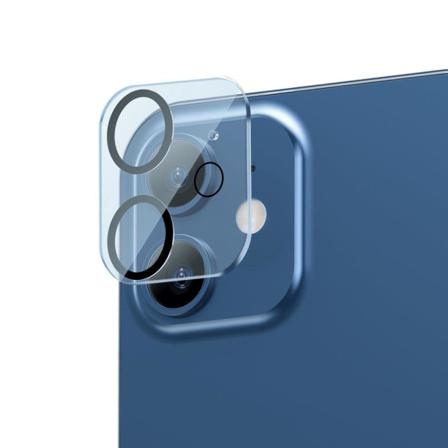Iphone 12 Linsskydd Heltäckande Glas Transparent