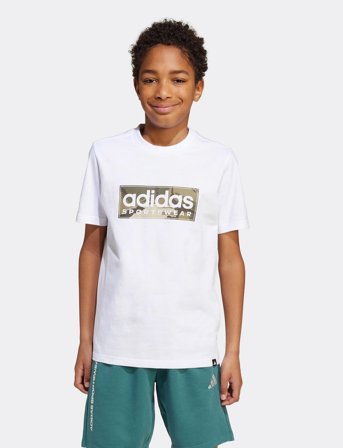 adidas Sportswear B Camo Lin - White - 128