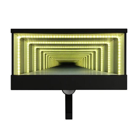 Infinitys LED Garage Nyckelhållare Väggmontering LED Modellbilsdisplaybox Bilnyckelhållare Organizer Med LED-Ljus Svart