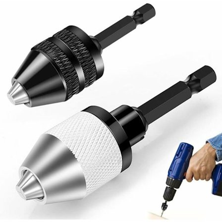 2-osainen porakistukka, kuusikulmainen itsekiristävä istukka 6,35 mm (1/4"), ruuvimeisselin istukan kapasiteetti 0,3-6,5 mm, avaimeton porakistukka, 