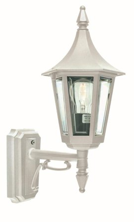Norlys Rimini 259 Väggarmatur E27, IP54 Vit, Belysning