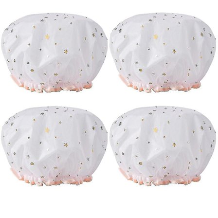 Tyylikäs satiinihiusmyssy, pehmeä Eva-vuorattu suihkumyssy