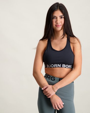 Björn Borg BORG SPORTS TOP Noir Hauts et chemisiers Garçon - Kids Brand Store