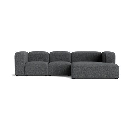 Milo chaiselong sofa, højrevendt | 300cm - Puente Grå/Blå - 300x170x72 - Sofa, chaiselong