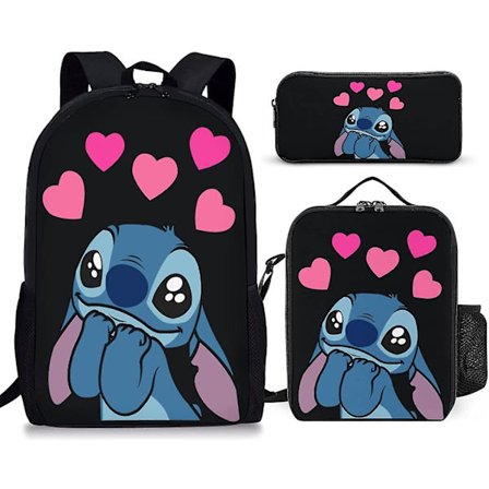 Stitch Ryggsekk Sett Skoleveske Y