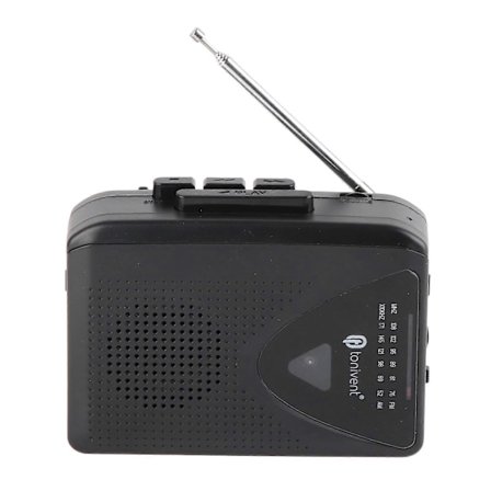 Bärbar Kassettspelare Klassisk Stil Multifunktion Stöder AM FM Radio Stereo Kompakt Bandspelare