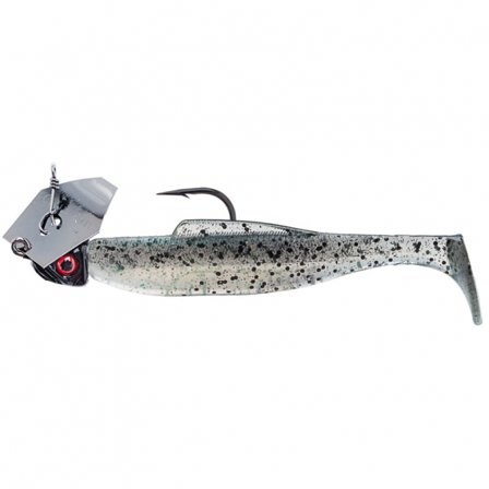 Z-man Diezel Chatterbait 1/4 Oz - Bad Shad (Black Blade/Black Head)