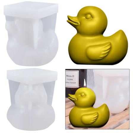 3d Little Yellow Duck Candle Form Diy Resin Animal Soa