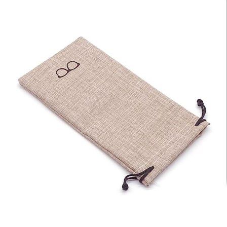 Smidigt tunt glasögonfodral i linne - Flera färger