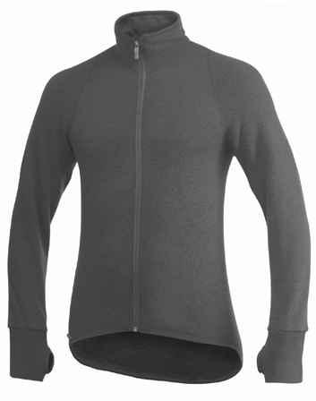 Woolpower Full Zip Jacket 400 -takki, unisex, Grey