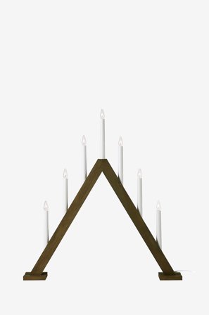 Markslöjd - Lysestage Ariele 7L - Grå - Adventslysestager - Fra Homeroom