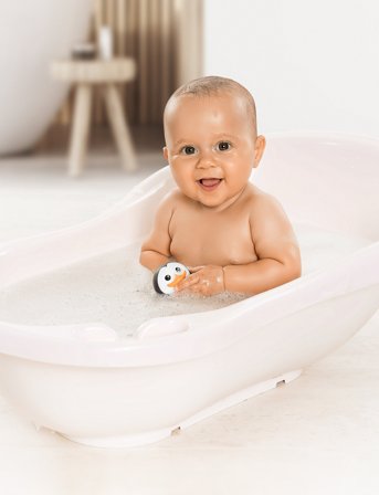Reer Myhappypingu 2In1 Digital Bath And Room Thermometer - Black - ONE SIZE