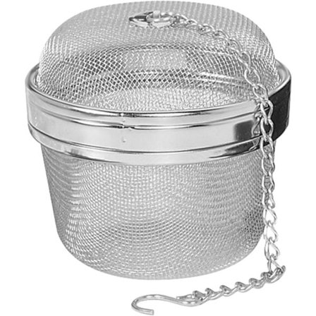 Krydderinfuser/Te-kule, 8,5x8,5x8,8 cm, Metallisk