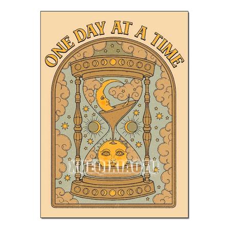 Animal Tarot Cards Diamantmålning Söt Tvättbjörn Katt 5D Diy Full Rhinestone Mosaic Broderi Kors Stygn Kit Home Inredning Gåvar FDX3182 30x40cm Round 