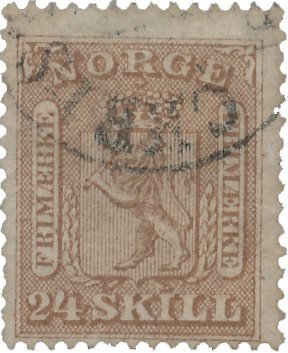 Norge 1863-66 - AFA 10 - Stemplet