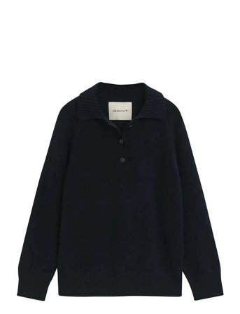 Wool Knit Rugger Blue GANT