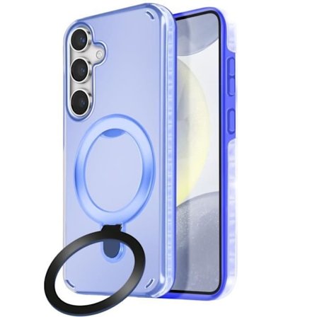 Coque MagSafe - Samsung - S24 Plus/S25 Plus - Stötsäker - Silikon - Polykarbonat