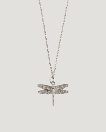Timi of Sweden Dragonfly Necklace Couleur argent Bijoux Fille - Kids Brand Store