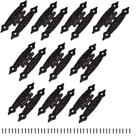 10 Pack H Skab Hængsel Flush Dør Hængsel Metal Hængsel