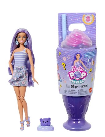 Barbie Pop Reveal Treat Series Doll & Accessories Set, Donut Dreams Fashion Doll & Pet - Multi/patterned - ONE SIZE