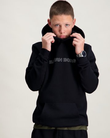 Björn Borg BORG ESSENTIAL 3 HOODIE Svart Huvtröjor/Hoodies Kille - Kids Brand Store