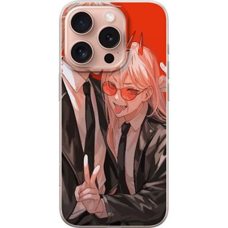 Apple iPhone 16 Pro Gjennomsiktig deksel Chainsaw Man