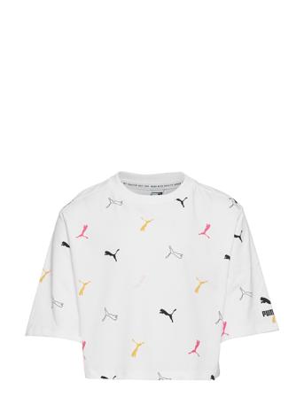 Classics Graphics Aop Boyfriend Tee G White PUMA