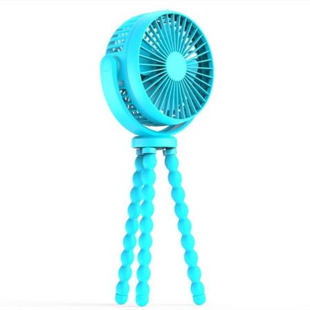 Octopus Fan Barnevognsventilator BLÅ 5200MAH 5200MAH Blue 5200mAh-5200mAh