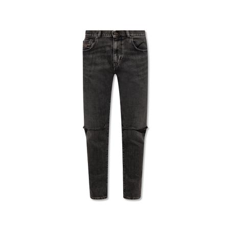 Diesel, 2019 D-Strukt jeans Grijs, Heren, Maat:W31 L32,Katoen