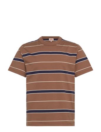 T-Shirt Héritage T-shirts Short-sleeved Brun Armor Lux*Betinget Tilbud