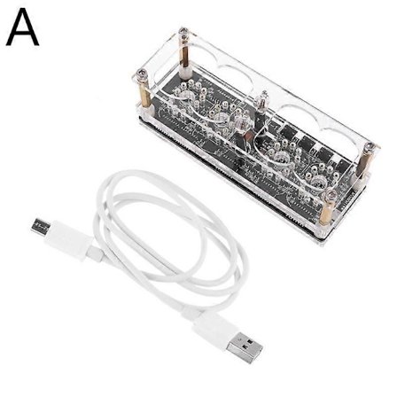 IN-12 Gløderørsur 4-Bit DS3231 IN12 Nixie Rørur Vintage Steampunk