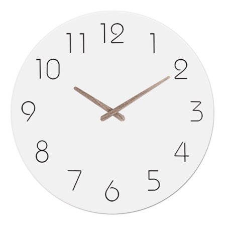 Nordisk stil Mote Enkel Silent Wall Clocks for Home Decoration Clock Batteri