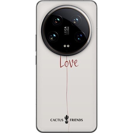 Yhteensopiva Puhelinkuori Xiaomi Xiaomi 14 Ultra Cactus and Friends - Love Balloon Minimal