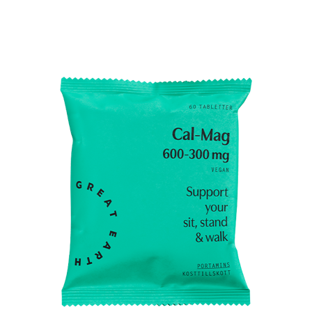 Great Earth Cal/Mag 600/300 mg Refill 60 tabletter