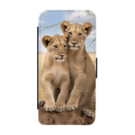 Djur Lejonungar Samsung Galaxy A55 Flip Mobilfodral