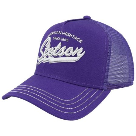 Stetson - Lila trucker Keps - American Heritage Classic Violet A-Frame Trucker @ Hatstore
