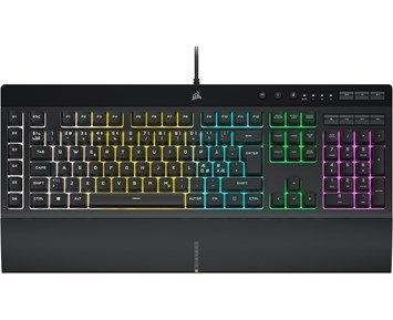 Corsair-K55 RGB PRO Gaming Keyboard-Gamingtastatur med RGB-belysning og seks makrotaster-Gaming Accessories-Gamingtastaturer